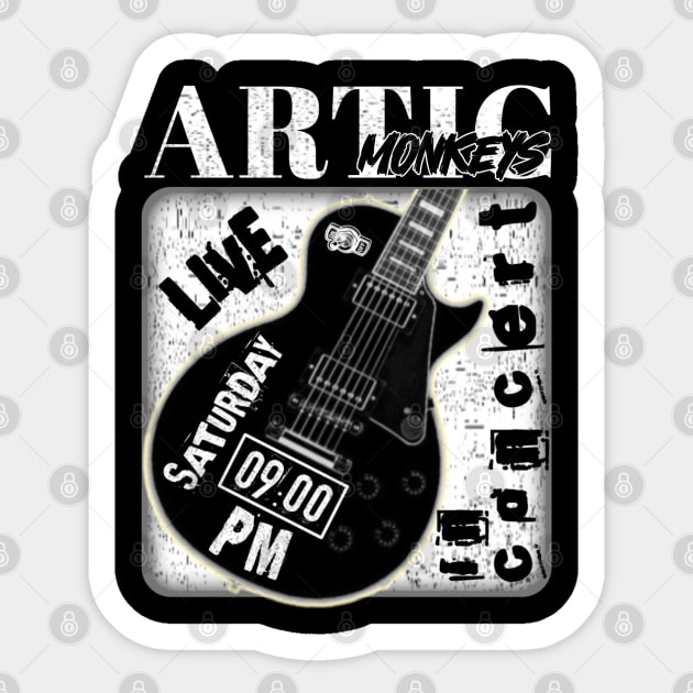 Artic monkeys guitar Sticker by Cinema Productions